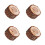 4Pcs Vintage Wooden Wedding Ring Bearer Box Rustic Double Ring Holder 6