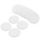 30Pcs Soft Silicone Stethoscope Diaphragm Covers Disposable White Caps 2
