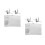 400Pcs Silver Shiny Origami Paper Square Folding Sheets for DIY Crafts 6