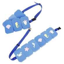 4Pcs Lightweight Blue Eva Swimming Trainer Belt for Adults & Beginners