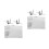 400Pcs Silver Shiny Origami Paper Square Folding Sheets for DIY Crafts 3