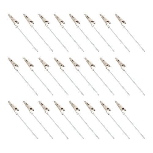 200Stk Clips Metall Drahtclip Memo Karten Halter Silber 1