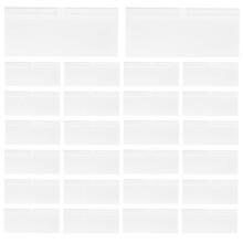 150Pcs Clear PVC Countertop Sign Holders for Price Tags Retail Display