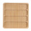 Durable Bamboo Watch Band Storage Box with Acrylic Display Cover 1