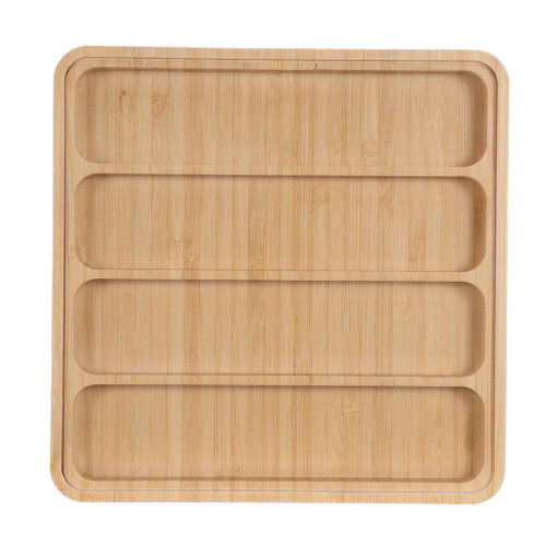 Durable Bamboo Watch Band Storage Box with Acrylic Display Cover