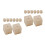 16Pcs Solid Wood Baking Flower Nail Bases DIY Cake Decorating Stand 7