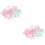 100Pcs Push Pins for Cork Board and Map Plastic Steel Assorted 5