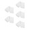 150Pcs White PVC Blank Cards for Badge System Access Control with Chip 6