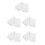 150Pcs White PVC Blank Cards for Badge System Access Control with Chip 8
