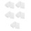 150Pcs White PVC Blank Cards for Badge System Access Control with Chip 5