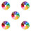 250Pcs Soft Assorted Felt Fabric Sheets Easy Cut DIY Patchwork Craft 5