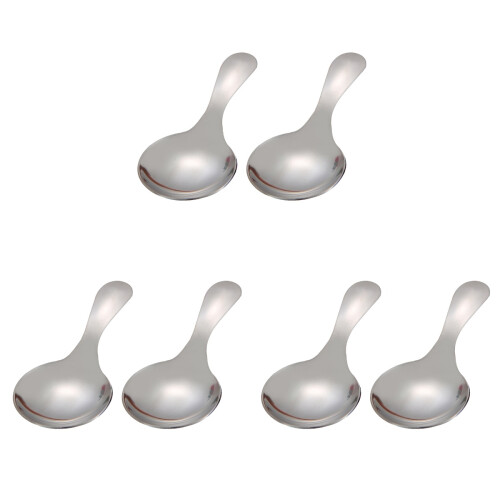 6Pcs Cream Spoon Stainless Steel Creative Tableware 1