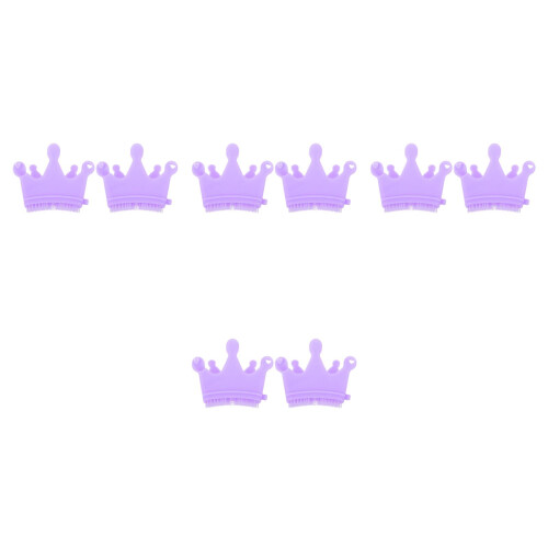 4Pcs Lavender Silicone Finger Separator Nail Brush Manicure Tool Set 2