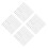 240Pcs Silicone Lip Brush Set White Reusable Makeup Tools with Lid 6