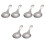 6Pcs Cream Spoon Stainless Steel Creative Tableware 3