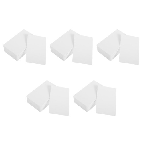 150Pcs White PVC Blank Cards for Badge System Access Control with Chip 2