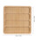Durable Bamboo Watch Band Storage Box with Acrylic Display Cover 2