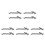 10Pcs Adjustable Black Aluminum Casement Window Hardware 4