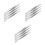 12Pcs Durable Stamp Tweezers Stainless Steel for Precise Use 9