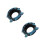 2Pcs Blue Silicone Watch Accessories Durable Protective Shell 7