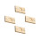 4Pcs Wood Dumpling Press for Pierogi Ravioli Empanada Maker 5