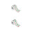 2Pcs Xmas Table Tissue Roll White Santa Print for Cleaning & Decor 5