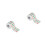 2Pcs Xmas Table Tissue Roll White Santa Print for Cleaning & Decor 4