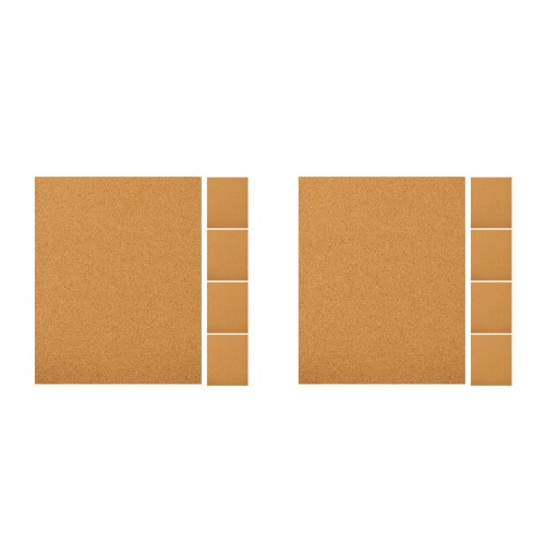 10Pcs Decorative Cork Boards with Coaster Function for Quiet Spaces 2