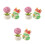 6Pcs Assorted Color Resin Snake Year Figurines Car Dashboard Decor 8