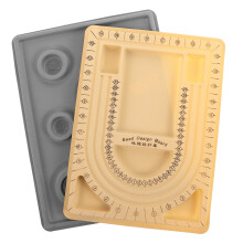 8St Ketting Maakbord Met En Opslag Voor Gekleurde Kralen Set