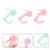 100Pcs Push Pins for Cork Board and Map Plastic Steel Assorted 7