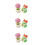 6Pcs Assorted Color Resin Snake Year Figurines Car Dashboard Decor 7