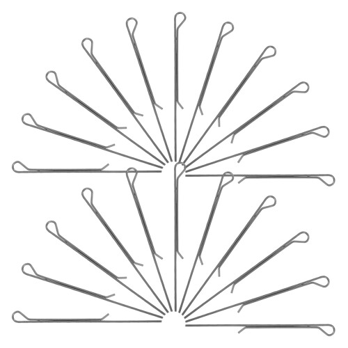 140Pcs Universal Metal Wick Centering Clips Grey Easy DIY Candle Tools 2