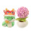 6Pcs Assorted Color Resin Snake Year Figurines Car Dashboard Decor 2