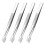 12Pcs Durable Stamp Tweezers Stainless Steel for Precise Use 3