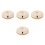 4Pcs Lightweight Plastic Case White Travel Retainer Holder 4