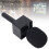Stand Holder for Mic 1/2, Flag Mount, ABS Black 10