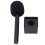 Stand Holder for Mic 1/2, Flag Mount, ABS Black 3
