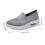 3Paare Damen Freizeitschuhe Graue Mesh Sneaker Mit Dickem Sohlenprofil 1