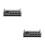 2Pcs Modern Acrylic Serving Tray Versatile Glass Rack 5