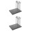 2Sets Assorted Color DIY Model Coloring Clip Holder with Durable Base 7