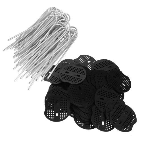 100Sets Outdoor U-Förmige Metall Pflöcke Gartenbau 1