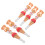 20Stk Unzerbrechliche Golftees Kunststoff Lustiges Design 3