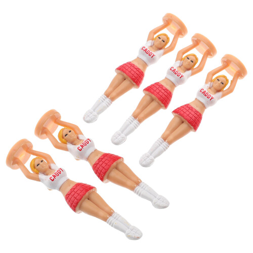 20Stk Unzerbrechliche Golftees Kunststoff Lustiges Design 2