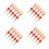 20Stk Unzerbrechliche Golftees Kunststoff Lustiges Design 8