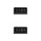 2Pcs Comfortable Matte Black Mechanical Keyboard Keycaps Set 6