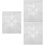 3Stk Acryl Quilt Lineal Weiß Patchwork DIY Stickerei Vorlage 8