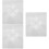 3Stk Acryl Quilt Lineal Weiß Patchwork DIY Stickerei Vorlage 9