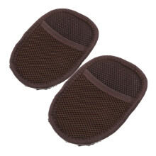 4Stk Schwarze Polierhandschuhe Plüsch Für Lederstiefel Schuhe