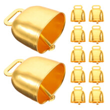 24Stk Goldene Mini Glocken Metall Für Basteln Und Haustieranhänger